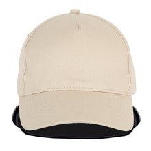 Gorra eco con cierre de velcro Beige