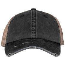 Gorra efecto desgastado Negro