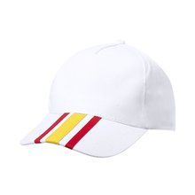 Gorra España 100% Algodón Blanco