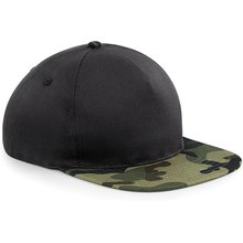 Gorra estampado Camuflaje Diseño / Negro