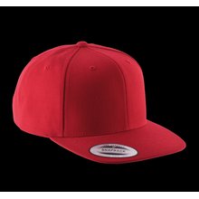 Gorra Modelo clásico visera plana Rojo