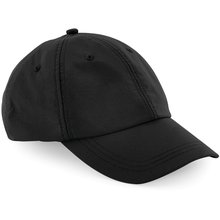 Gorra nylon 6 paneles Negro