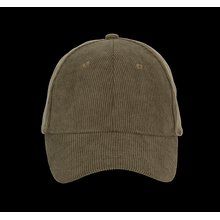 Gorra de pana ajustable Dark Olive