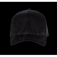 Gorra de pana Negro