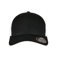 Gorra de rejilla bicolor ajustable Negro