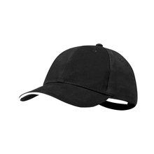 Gorra Sandwich Algodón Peinado Negro