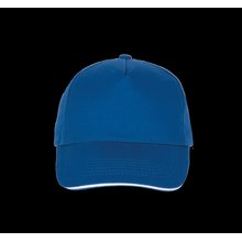 Gorra con sandwich contrastado Azul