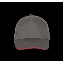 Gorra con sandwich contrastado Gris