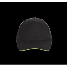 Gorra con sandwich contrastado Negro