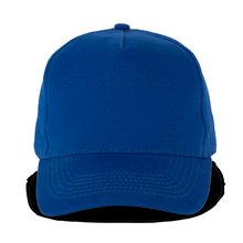 Gorra sarga visera precurvada Azul