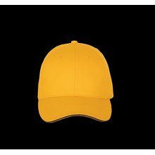 Gorra sencilla de algodón Amarillo