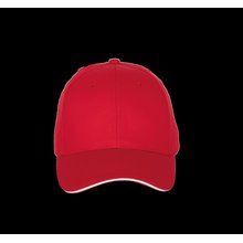 Gorra sencilla de algodón Rojo