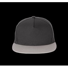 Gorra snapback de algodón Gris