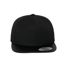 Gorra snapback visera plana BLACK / Carbon