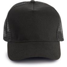 Gorra trucker algodón grueso Black