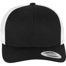 Gorra trucker retro bicolor Black / White