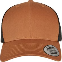 Gorra trucker retro bicolor Naranja