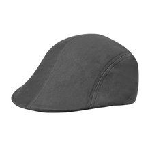 Gorra Visera de Algodón Ajustable Gris Oscuro