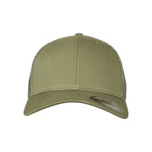 Gorra con visera curva y rejilla trasera Verde S/M