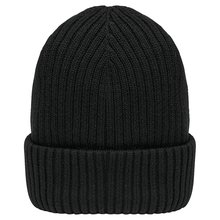 Gorro algodón orgánico unisex Negro