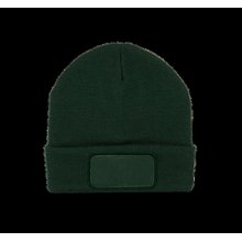 Gorro dobladillo con Parche Verde