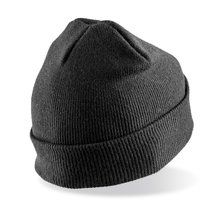 Gorro de doble punto para estampar Black