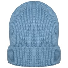 Gorro de lana merina unisex Azul