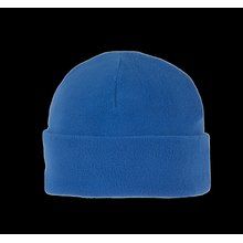 Gorro micropolar con dobladillo Azul 55 cm