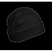 Gorro micropolar con dobladillo Black 51 cm