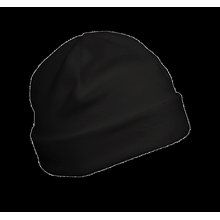 Gorro micropolar con dobladillo Negro 51 cm