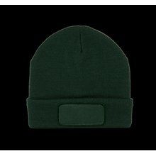 Gorro con parche y forro polar Verde