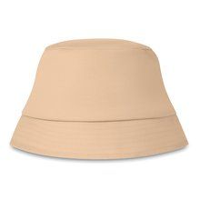 Gorro de Playa Algodón Beige