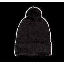 Gorro con pompón eco Black