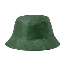 Gorro reversible de nylon e interior polar Verde Oscuro