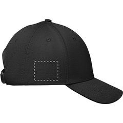 Gorra de algodón con cierre visera | Lado Derecho | 50 x 40