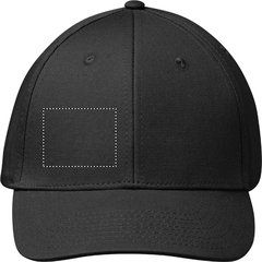 Gorra de algodón con cierre visera | SEGMENT LEFT | 50 x 40