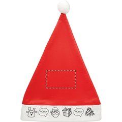 Gorro Niños Papá Noel para Colorear | FRONT RED PART