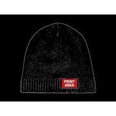 Gorro Personalizable Punto e Interior Polar | Zona 1 | 45 x 25