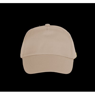 Gorra 5 paneles ajustable Beige