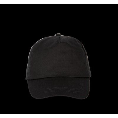 Gorra 5 paneles ajustable Black