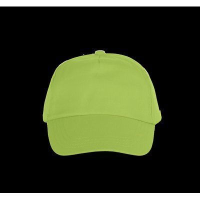 Gorra 5 paneles ajustable Lime