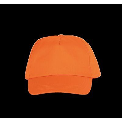 Gorra 5 paneles ajustable Orange