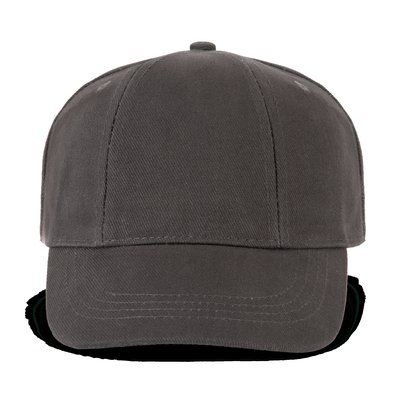 Gorra 6 paneles algodón DARK GREY