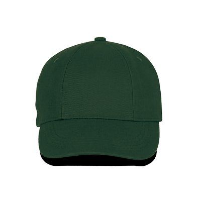 Gorra 6 paneles algodón Forest Green