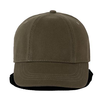 Gorra 6 paneles algodón Khaki