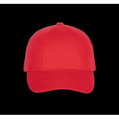 Gorra 6 paneles algodón Red