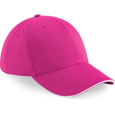 Gorra de 6 paneles Fuchsia / White