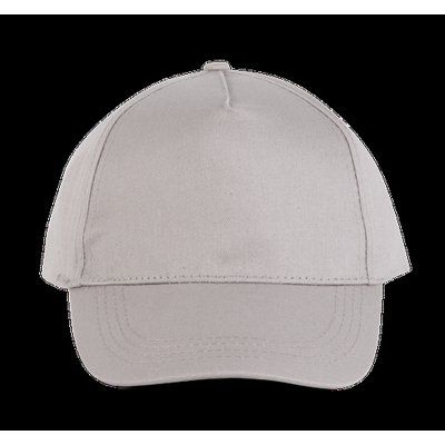 Gorra ajustable mediante tira autoadhesiva Light Grey