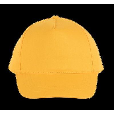 Gorra ajustable mediante tira autoadhesiva Yellow