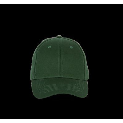 Gorra de algodón 6 paneles ajustable Forest Green